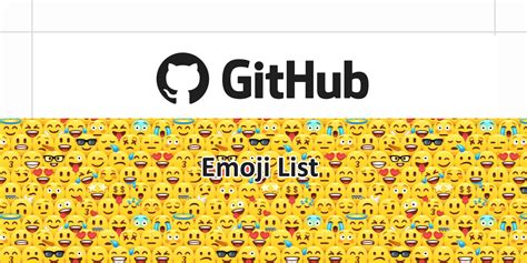 emoji github|list of github emojis.